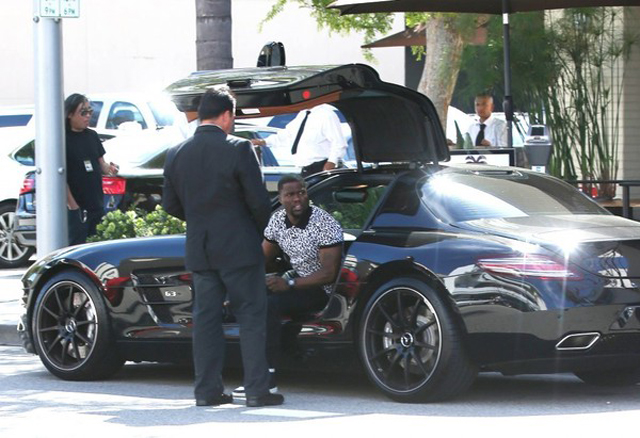Kevin Hart Mercedes-Benz SLS AMG